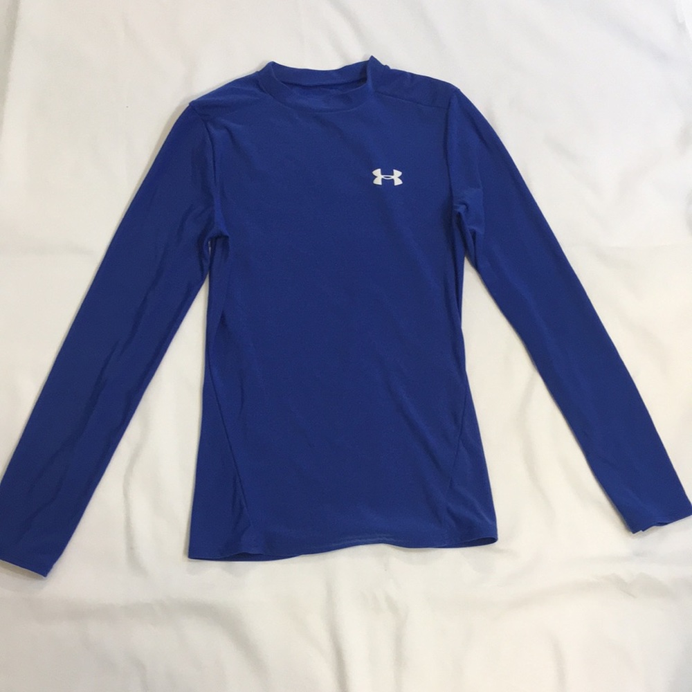 UNDER ARMOUR Boys Fitted Heatgear Longsleeve Shirt
